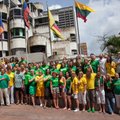 Krepšinio aistruoliai Karakase giedojo Lietuvos himną su viso pasaulio tautiečiais ir ieškojo nuotykių