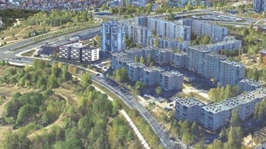 Šalia Vilniaus „Akropolio“ norima statyti daugiabutį namą