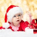 13 juokingų kūdikių nuotraukų, kuriems nepatinka Kalėdų senelis