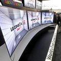 LG ir „Samsung“ pristatė OLED televizorius lenktais ekranais