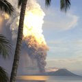 Papua Naujojoje Gvinėjoje išsiveržus ugnikalniui evakuoti gyventojai