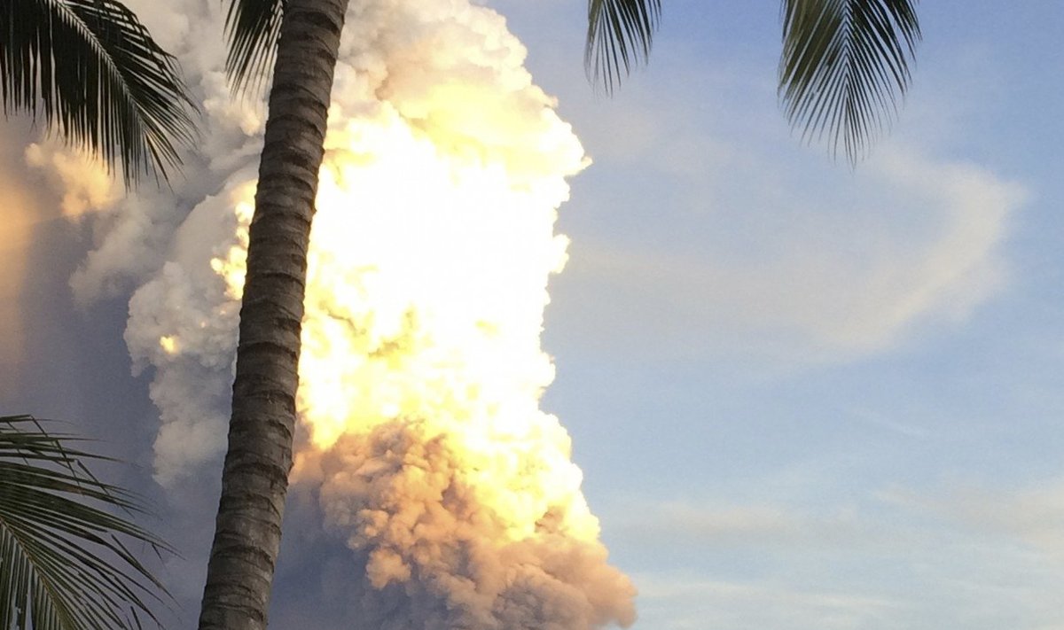 Asociatyvi nuotrauka – Papua Naujojoje Gvinėjoje išsiveržė ugnikalnis