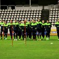 Po pertraukos susibūrusi Lietuvos futbolo rinktinė treniruojasi Prahoje