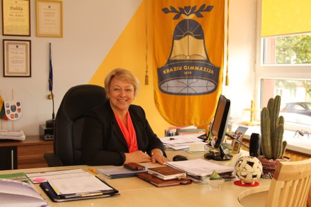Kražių gimnazijos direktorė Rita Andrulienė