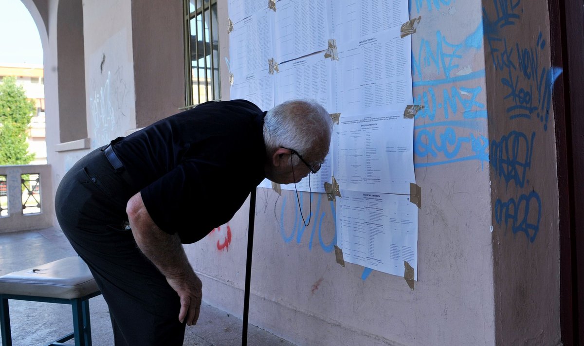 Graikai balsuoja referendume