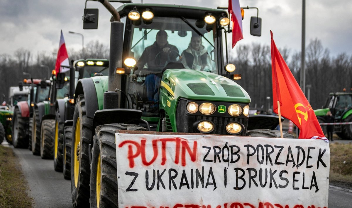 Ūkininkų protestas Lenkijoje