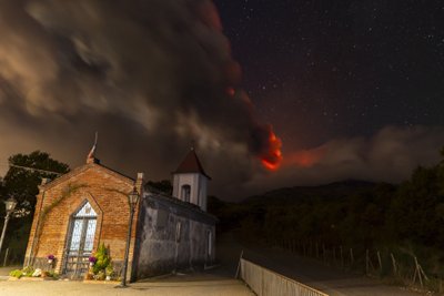 Etnos ugnikalnio išsiveržimas. ESA/Scanpix nuotr.