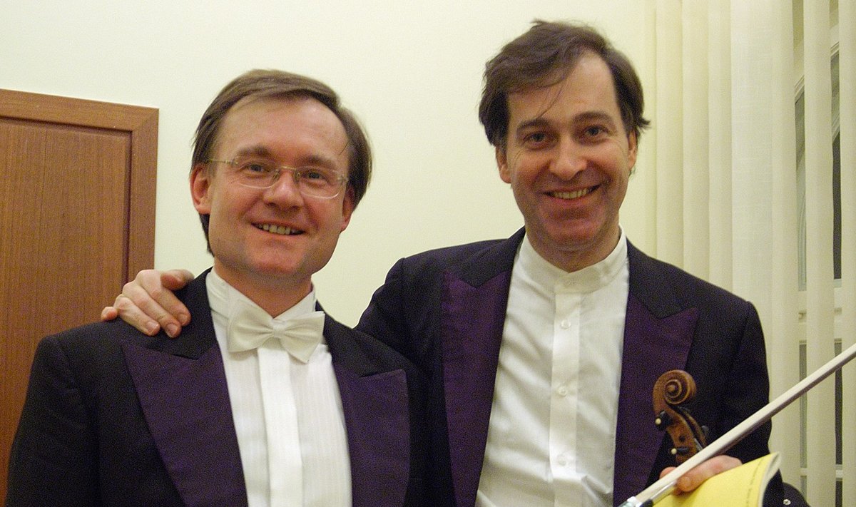 Robertas Šervenikas ir Philippe’as Graffinas         M.Rashkovskiy nuotr.