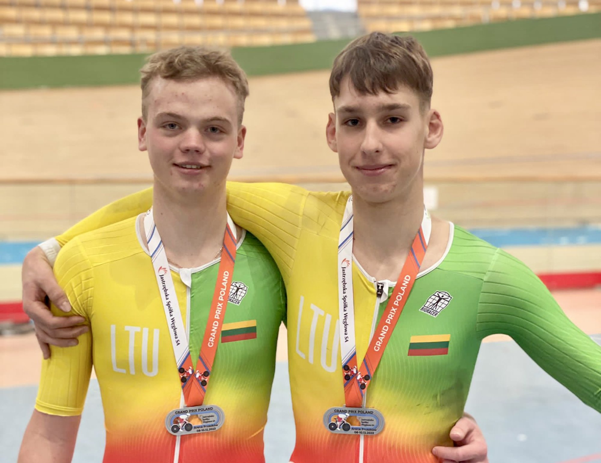 Litewscy kolarze torowi zdobyli w Polsce 6 medali