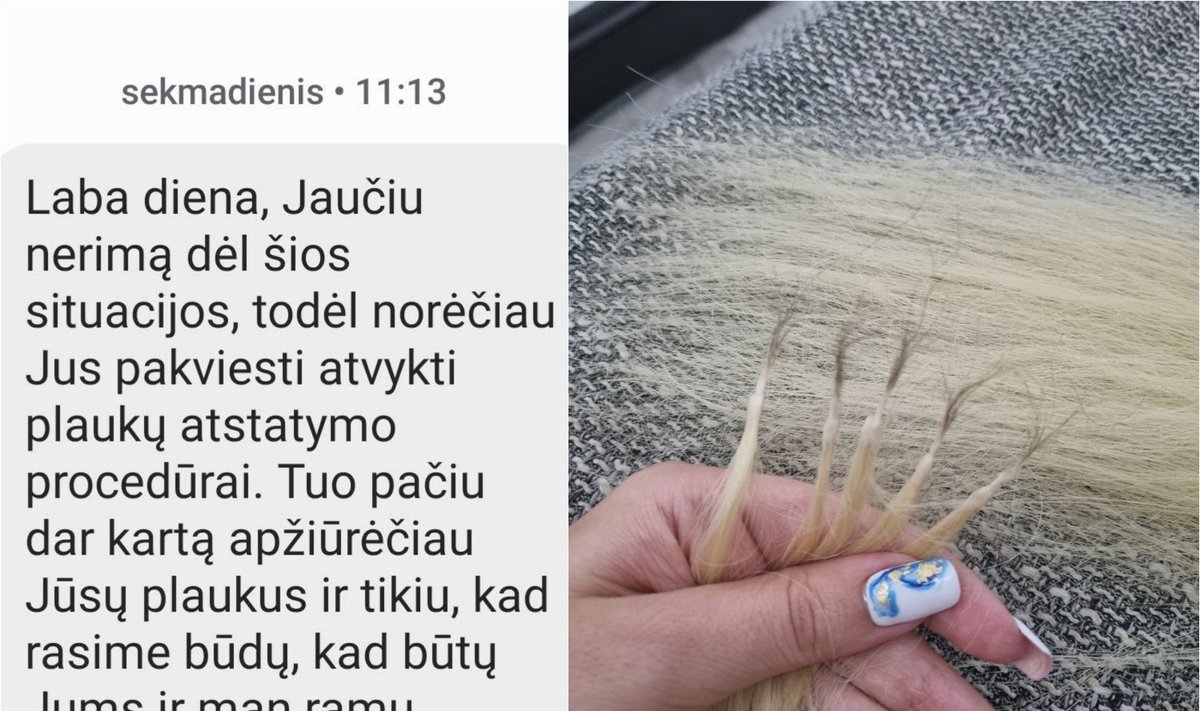 Klientė liko labai nusivylusi rezultatu