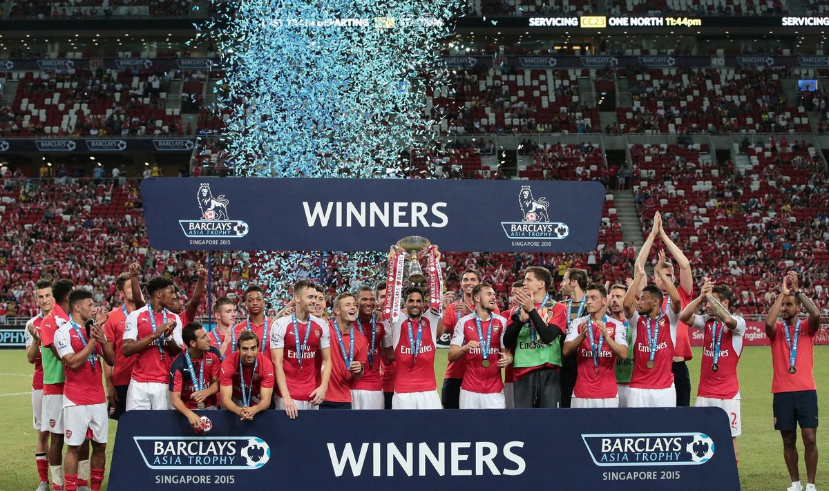 Londono "Arsenal" futbolininkai laimėjo turnyrą Singapūre