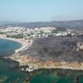 Drono vaizdai iš gaisrų nuniokotos Rodo salos