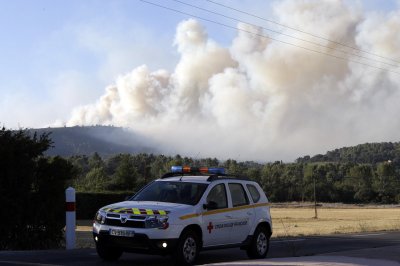 Miškų gaisrai Pietų Prancūzijoje