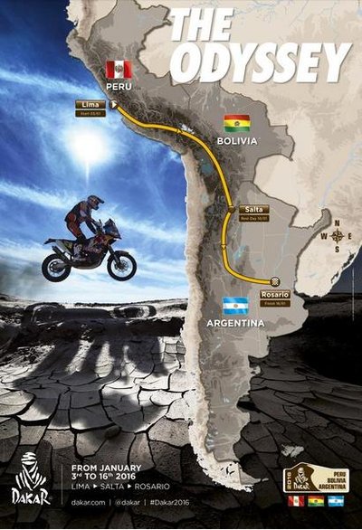 2016 m. Dakaro ralio trasa