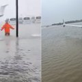 Chaosas Maljorkoje: po vandeniu atsidūrė dalis oro uosto