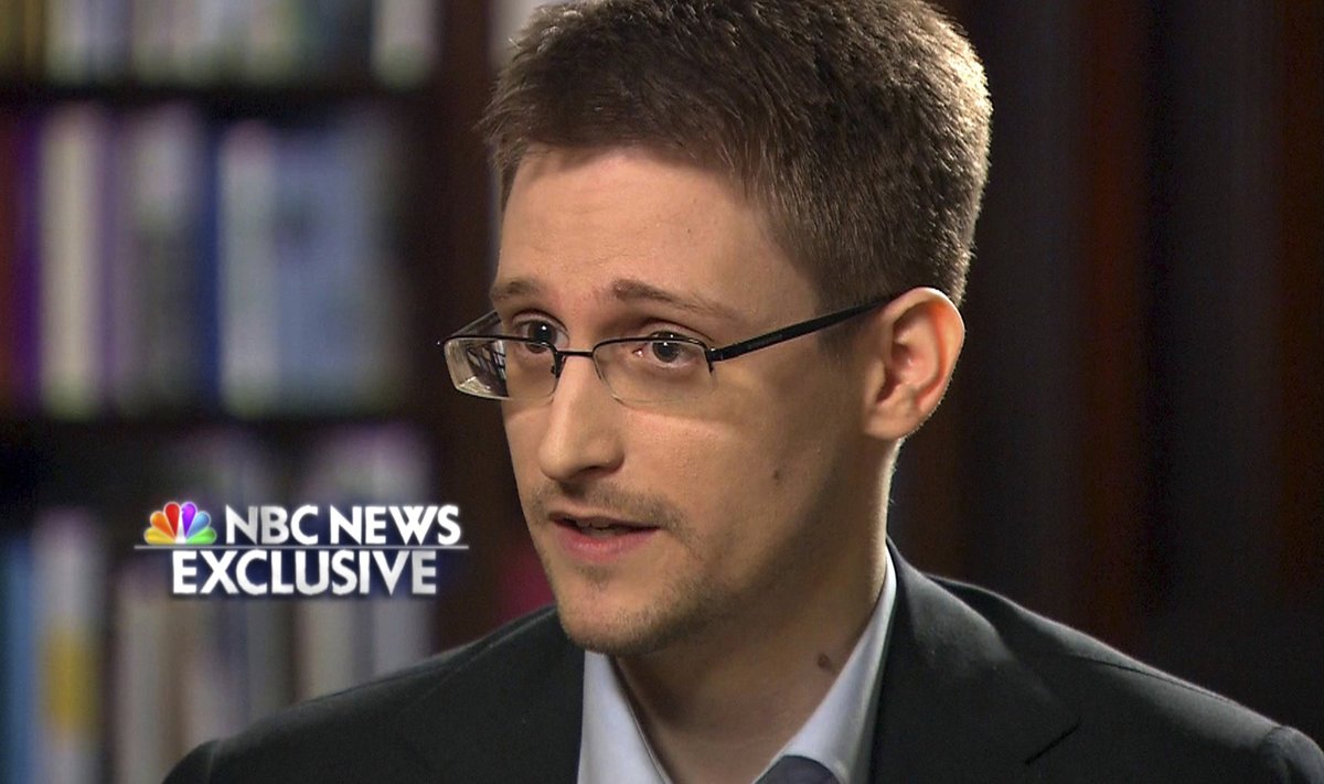 Edwardo Snowdeno interviu NBC