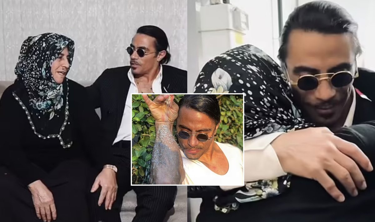 Salt Bae su savo mama