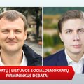 Kandidatų į Socialdemokratų partijos pirmininkus debatų vaizdo įrašas