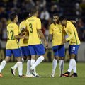 Draugiškose futbolo rungtynėse – Brazilijos ir Kolumbijos pergalės