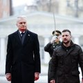 Lietuvos prezidentas Gitanas Nausėda priima Ukrainos prezidentą Volodymyrą Zelenskį