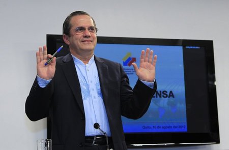 Ekvadoro užsienio reikalų ministras Ricardo Patino 
