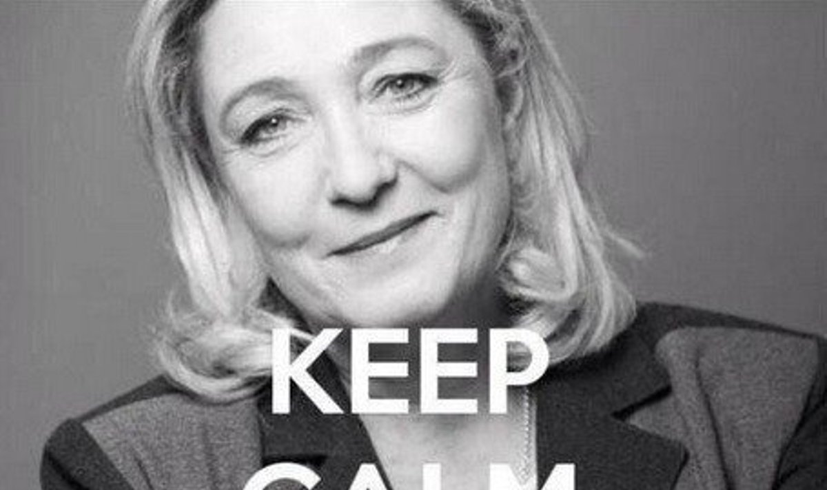 Keep calm and vote Le Pen