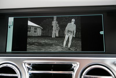 "Rolls-Royce Dawn" infraraudonųjų spindulių kameros vaizdas