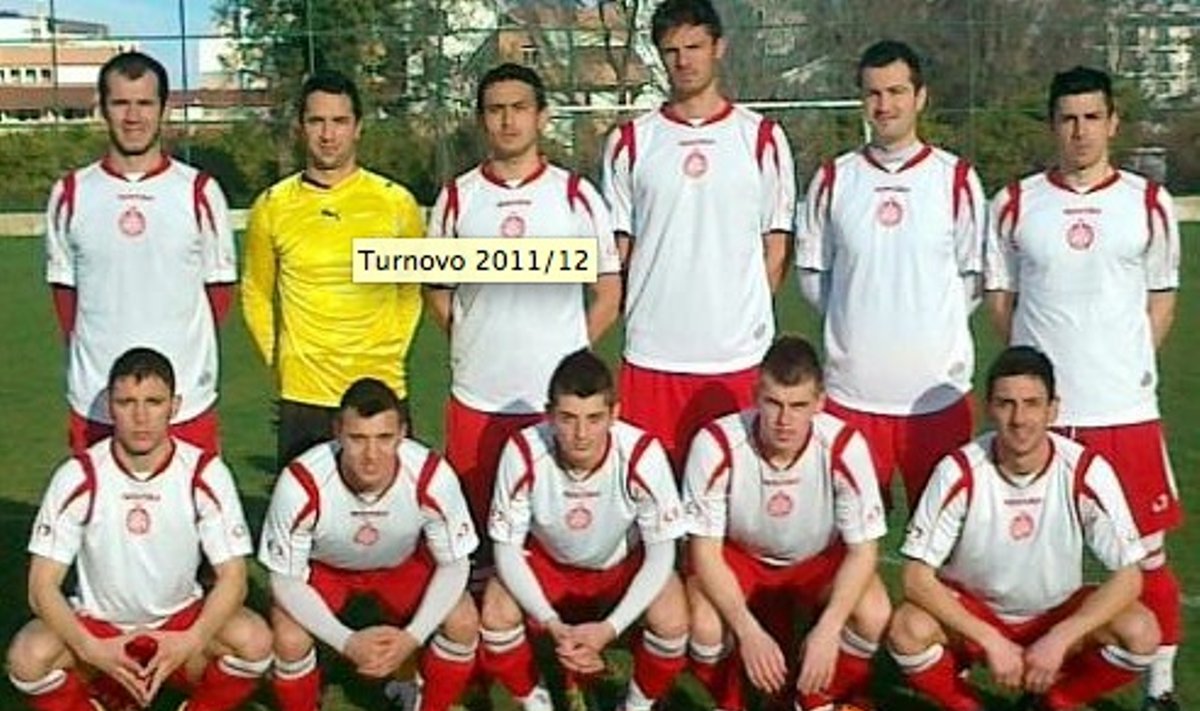 Turnovo klubo komanda (macedonianfootball.com nuotr.)