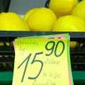 Po šalto dušo Lietuvoje: kiek citrinos kainuoja vokiečiams?