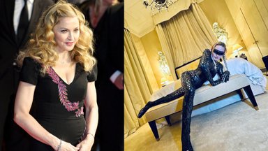65 metų Madonna toliau šokiruoja savo įvaizdžiu: geidulingai pozuoja prieš kamerą ir demonstruoja tobulą figūrą