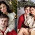 Irūna Puzaraitė su retai viešumoje matomu vyru sužibo kalėdinėje fotosesijoje, pora mini ypatingą progą