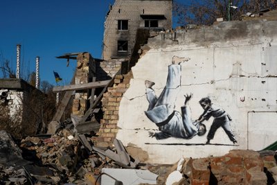 Banksy piešinys Ukrainoje