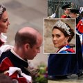 Karolio III karūnacijoje – įspūdingas Kate Middleton įvaizdis: dramblio kaulo suknelė slepia svarbią žinutę