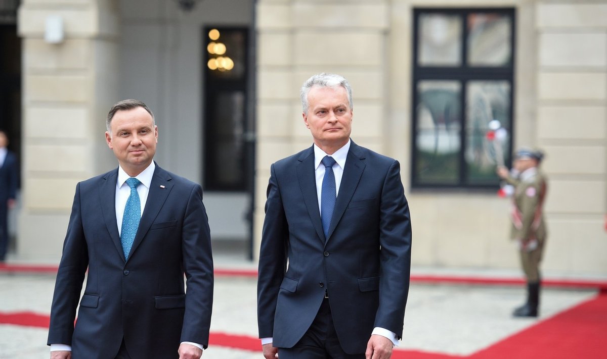 Prezidentas Gitanas Nausėda susitiko su Lenkijos Prezidentu Andrzejumi Duda