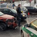 M raide pažymėto automobilio vairuotoja Vilniuje sukėlė avariją