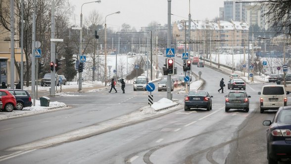 Viena judriausių Vilniaus sankryžų taps saugesnė