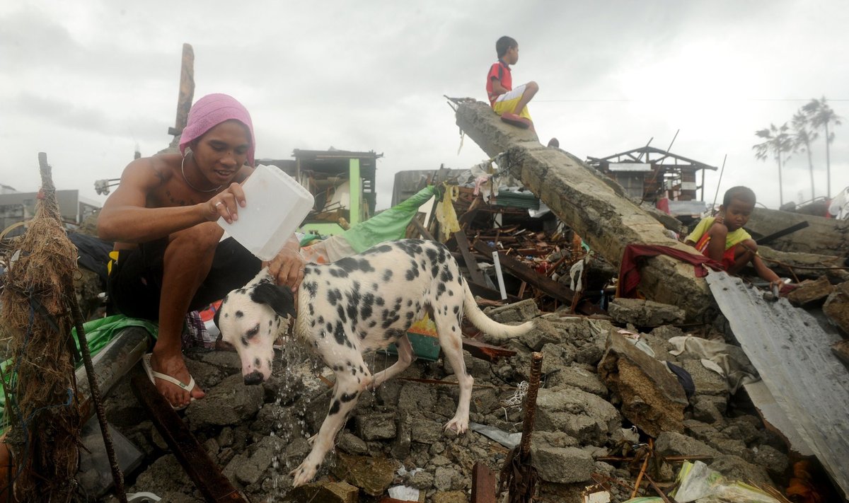 Taifūnas nusiaubė Filipinus