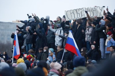 Navalno šalininkų protestai Rusijoje