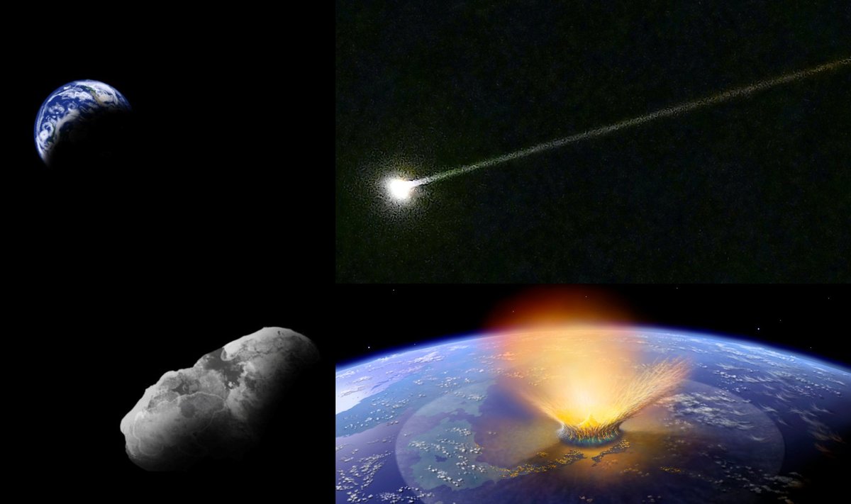 Asteroido smūgis į Žemę nebūtinai baigtųsi masiniu rūšių išmirimu.