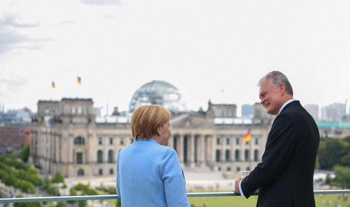 G. Nausėda ir A. Merkel