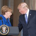 Merkel ir Trumpas vėl susikirto