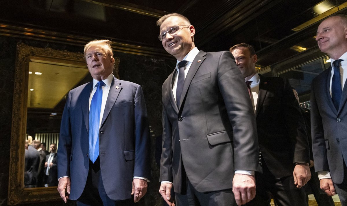 Andrzejus Duda susitiko su Donaldu Trumpu