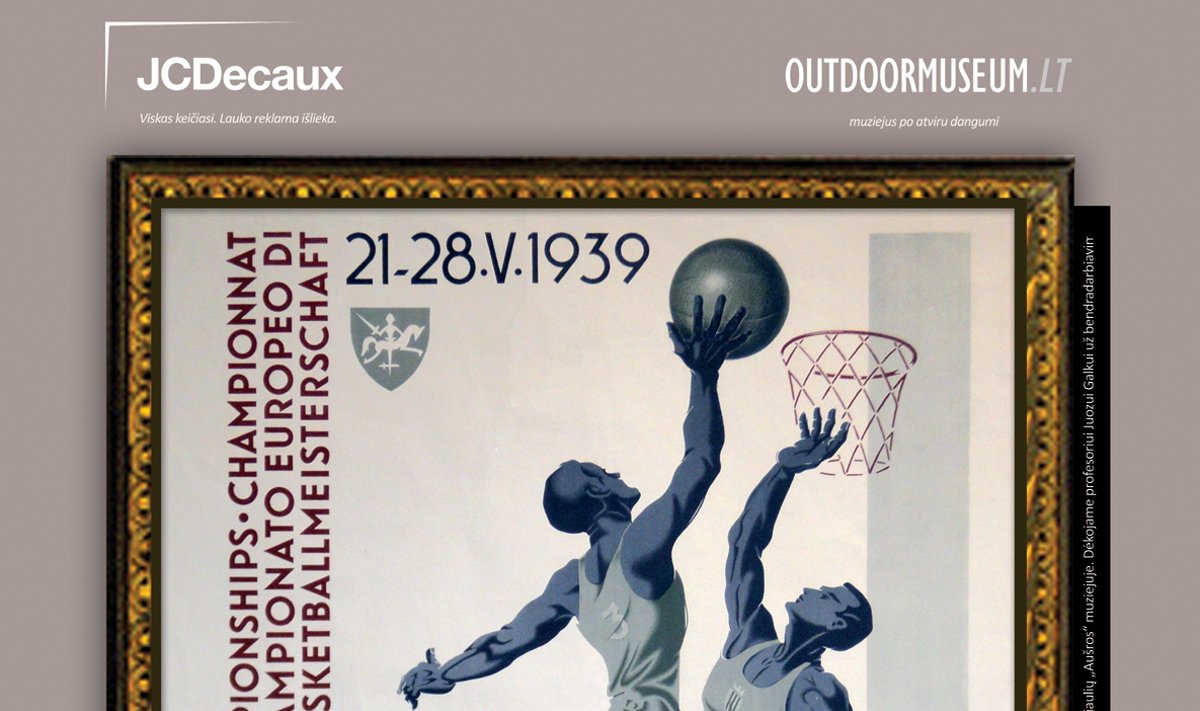 J.J. Burbos krepšinio plakatas