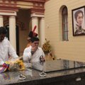 Argentinos futbolininkas Maradona aplankė Venesuelos prezidento kapą