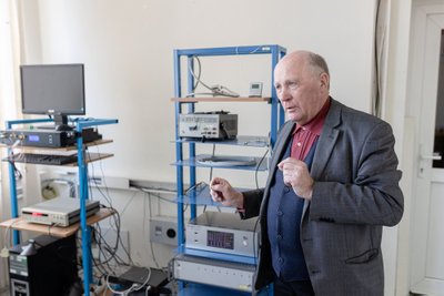 Dr. Rimantas Miškinis, Fizinių ir technologijos mokslų centro Laiko ir dažnio laboratorijos vadovas. Turto banko nuotr.