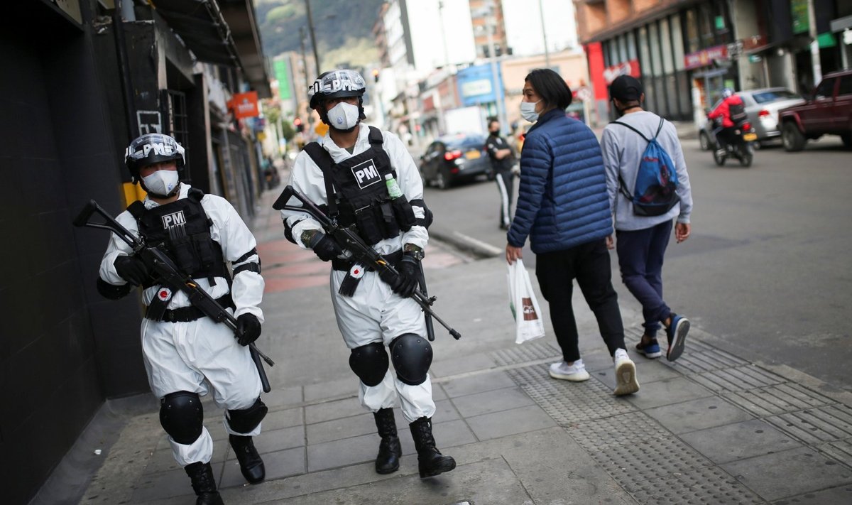 Karo policija Kolumbijoje