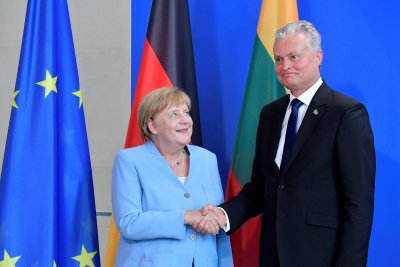 A. Merkel ir G. Nausėda