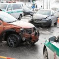 M raide pažymėto automobilio vairuotoja Vilniuje sukėlė avariją: vaikas ir dvi moterys ligoninėje