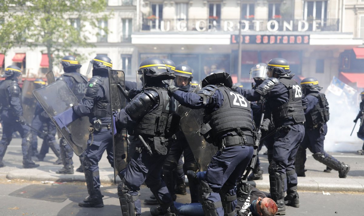 Demonstracija Paryžiuje
