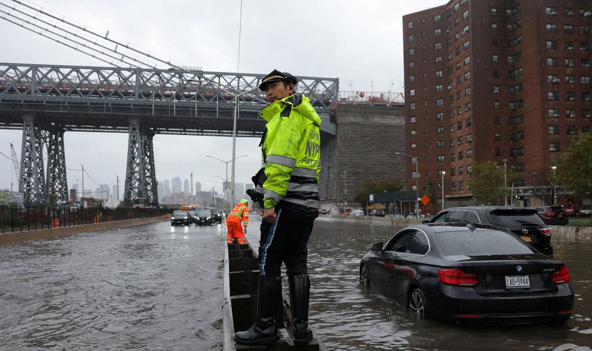 Potvyniai Niujorke